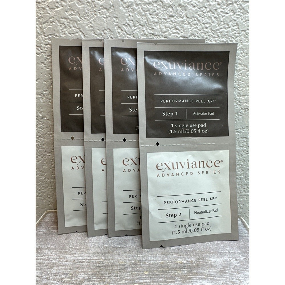 $19 🌙 Exuviance PERFORMANCE PEEL AP25 4 Complete Peels Chemical Peel NEW